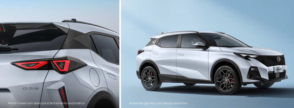 GAC GS3 tem design marcante