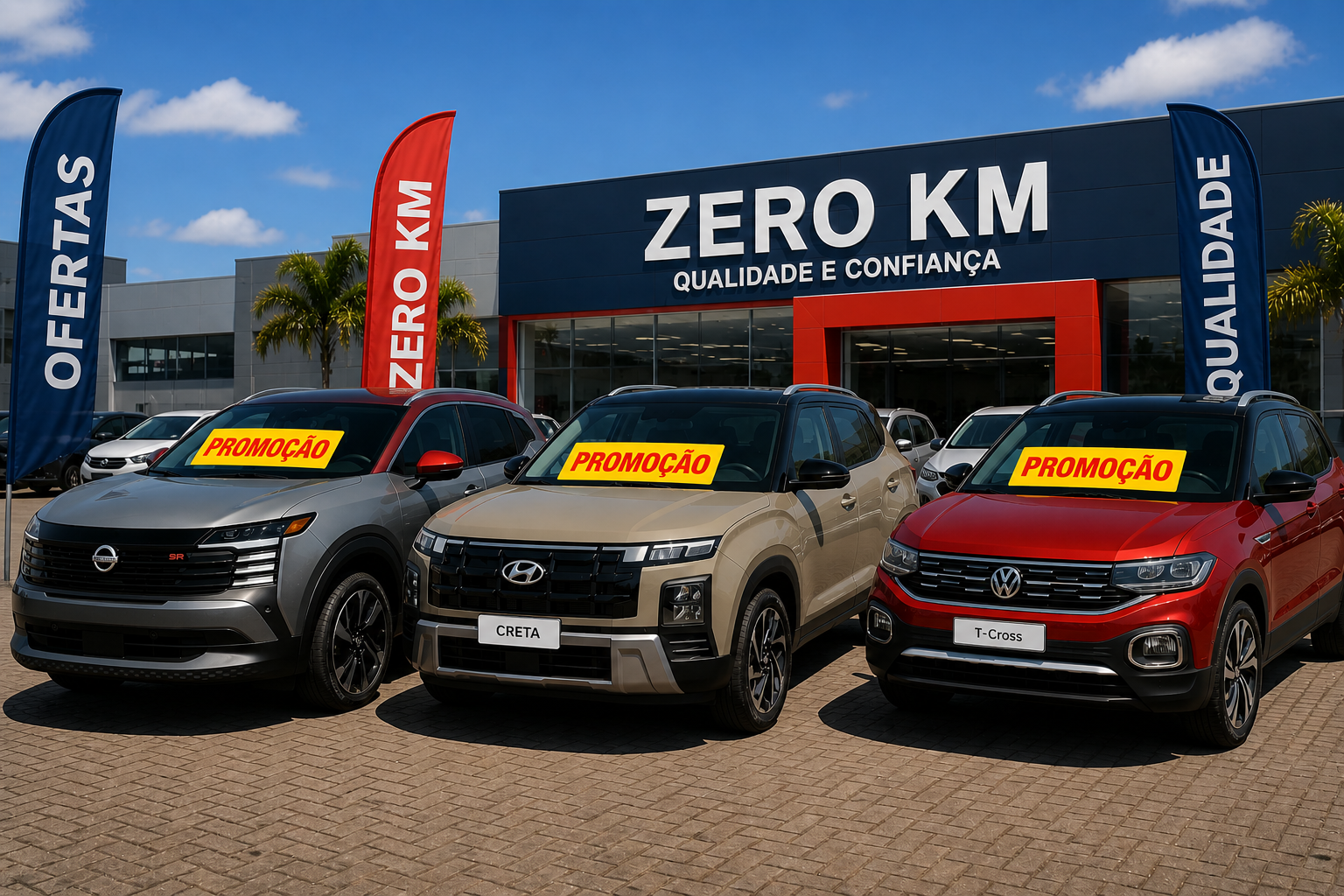 A Nissan abriu maio com desconto histórico no Kicks, que agora custa menos que o Hyundai Creta. Entenda por que a concorrência chinesa está mudando os preços dos SUVs no Brasil.