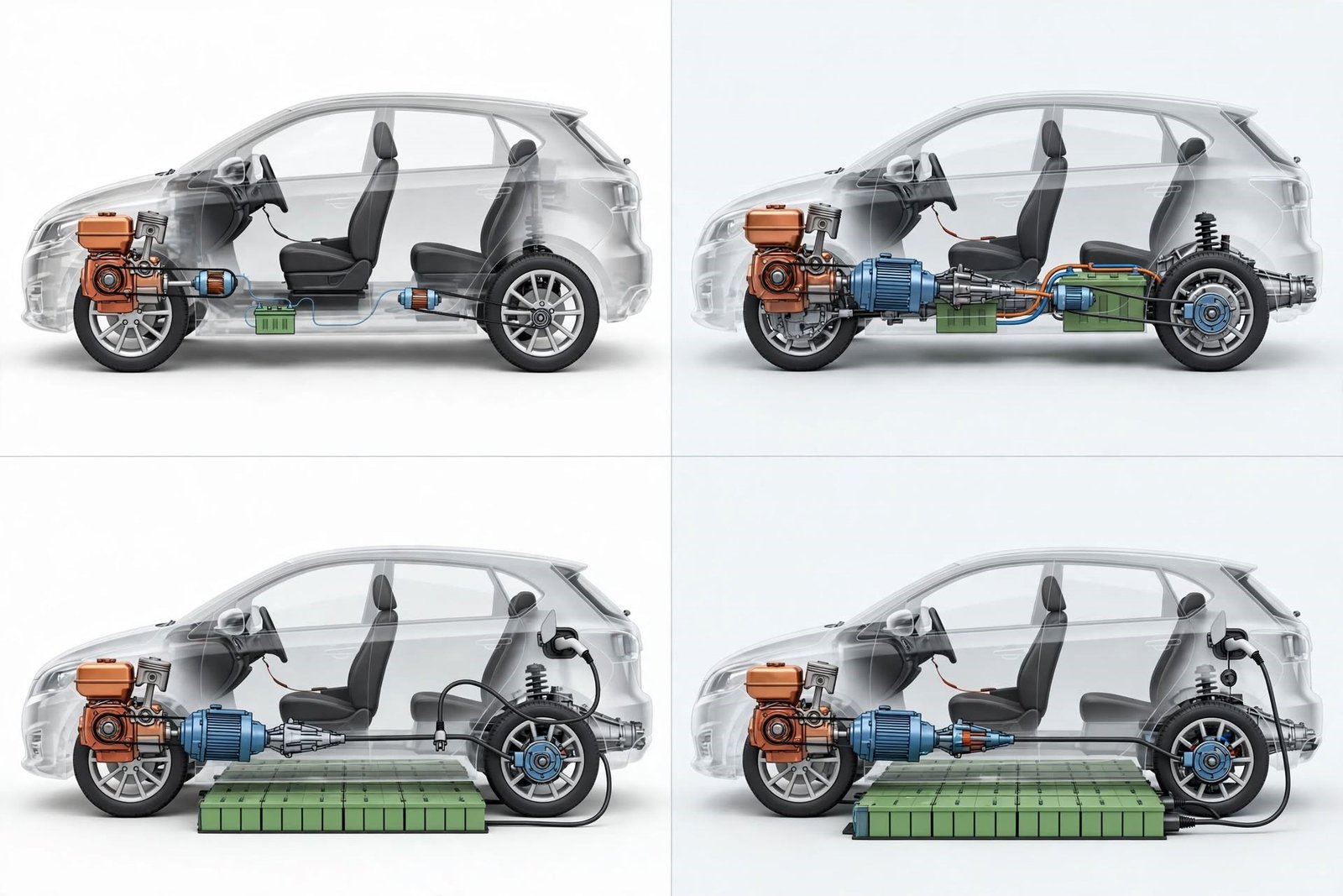 Híbrido leve, pleno, plug-in, REEV ou paralelo: o guia definitivo para não errar na compra