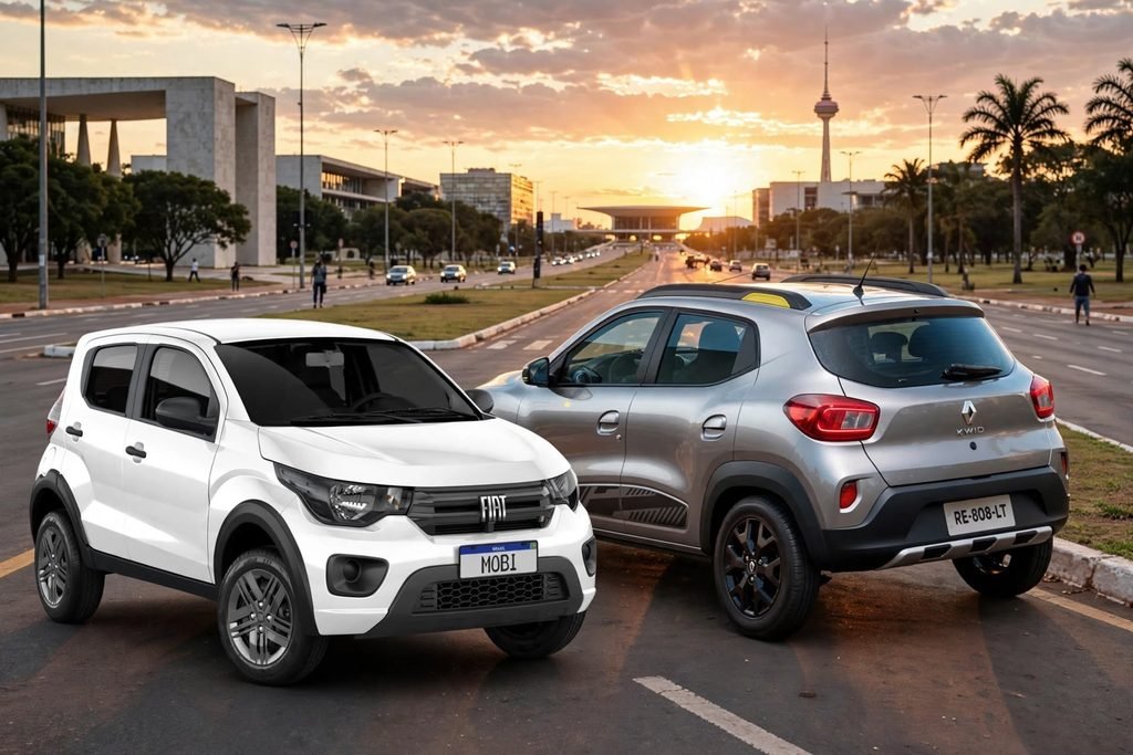 Programa Carro Sustentável: como a redução do IPI mudou o preço dos carros no Brasil e elétricos ficaram de fora! 2 carro Kwid e Mobi