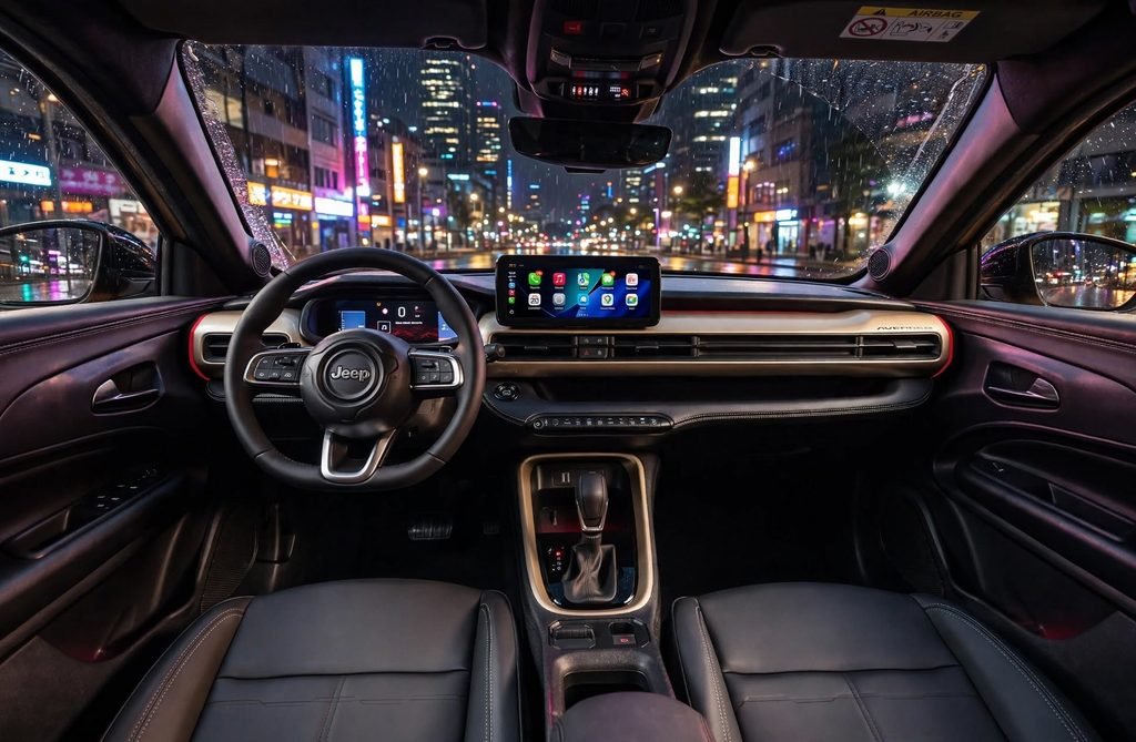 interior jeep avenger
