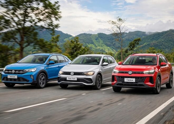 Comparativo: Volkswagen Polo, Tera e Nivus 2026