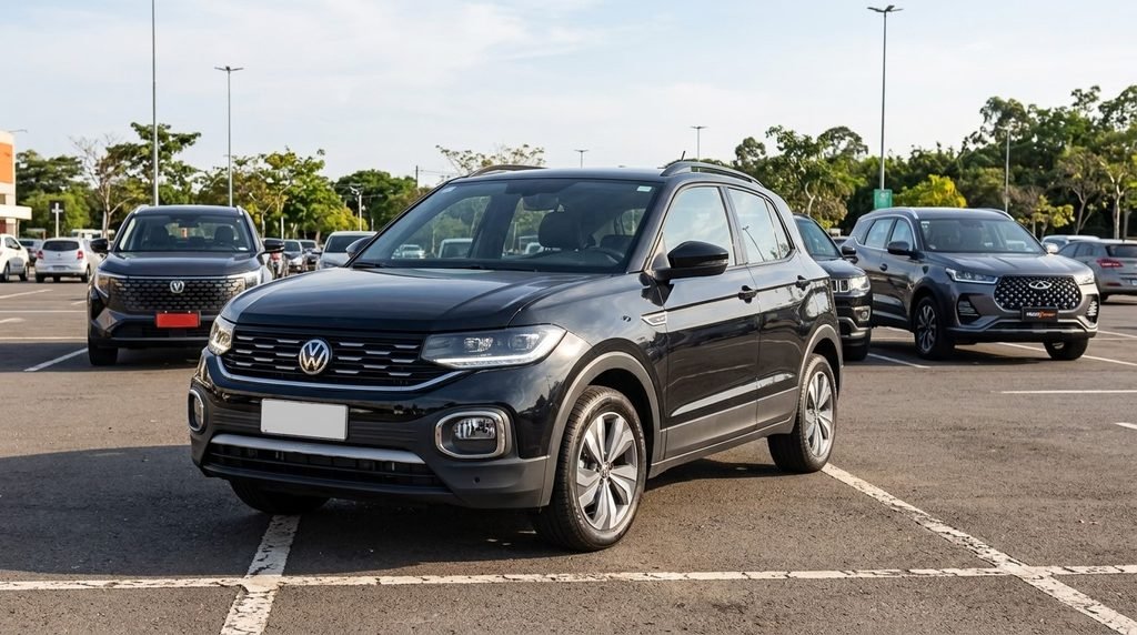 T-Cross, Compass, Tiggo 7 ou CS55 Prime? Comparativo entre SUVs zero km por valor perto de R$150.000,00 consagrados no mercado e novos entrantes 2 Volkswagen T-Cross tem boa dirigibilidade